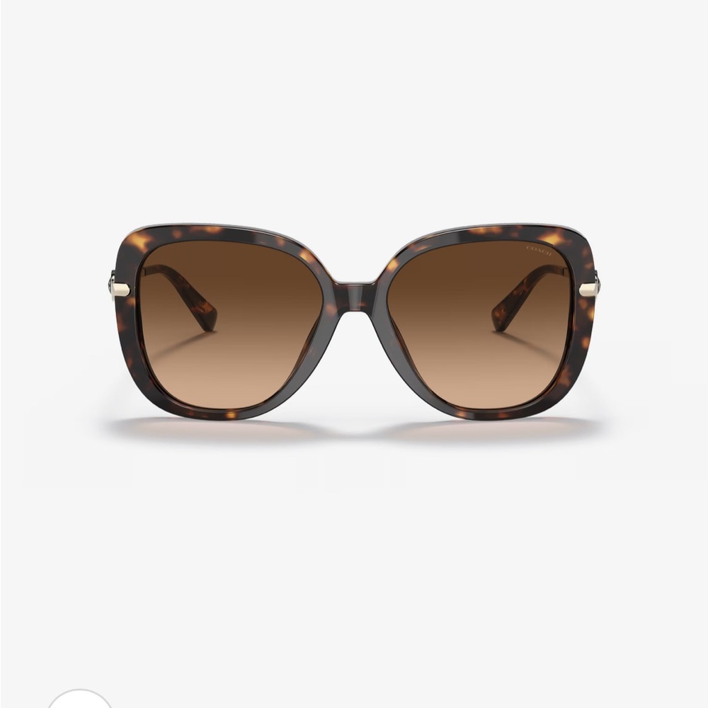 Coach Tortoise Shell Sunglasses Style HC8320 C6180 FULL INCLUSION NWOT MSRP $190
